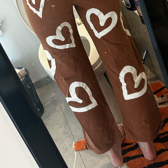 Spray paint Heart Jeans brown - Picture 4 of 5
